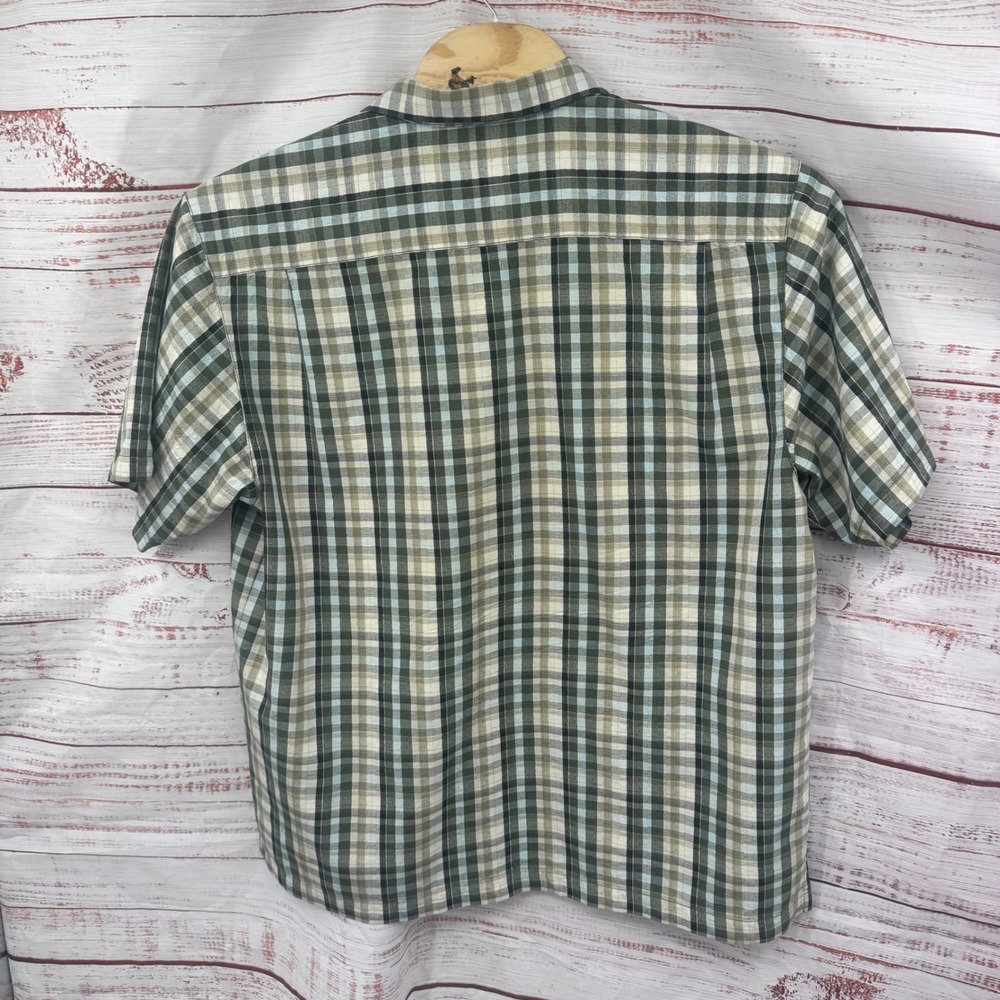 Tommy Bahama Camp Shirt Mens XL Silk Plaid Short Sleeve Button Up Casual Preppy - Picture 7 of 9